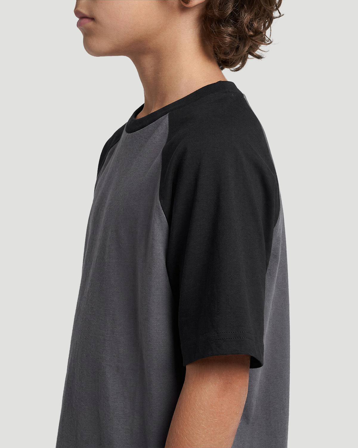 Boys Raglan T-shirt - Quiet Shade image number 5