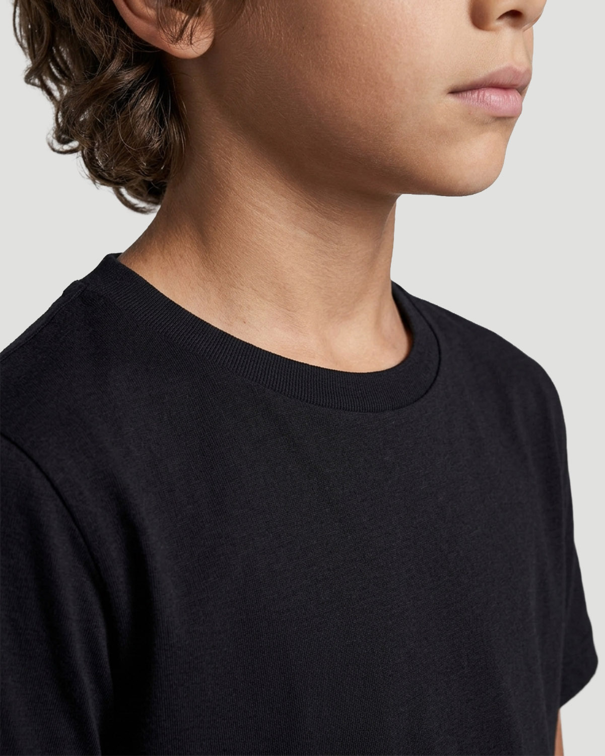 Boys Crew neck T-shirt - Jet Black image number 4