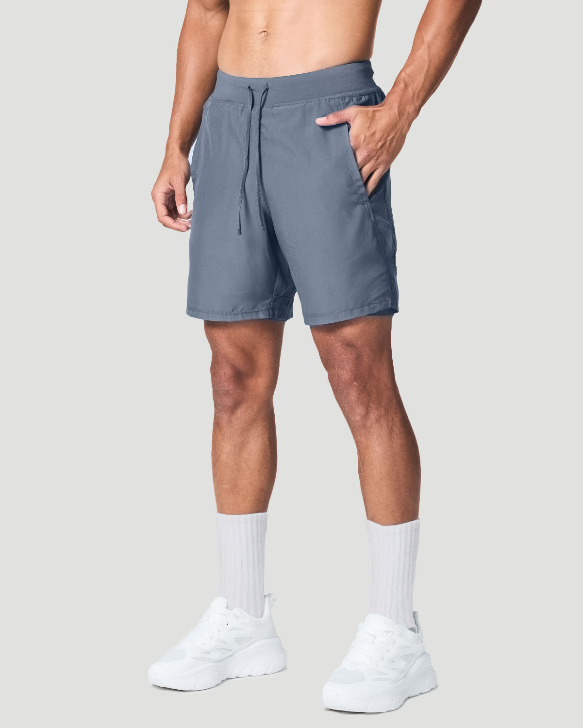 Men's Training Shorts - Castor Grey image number 0