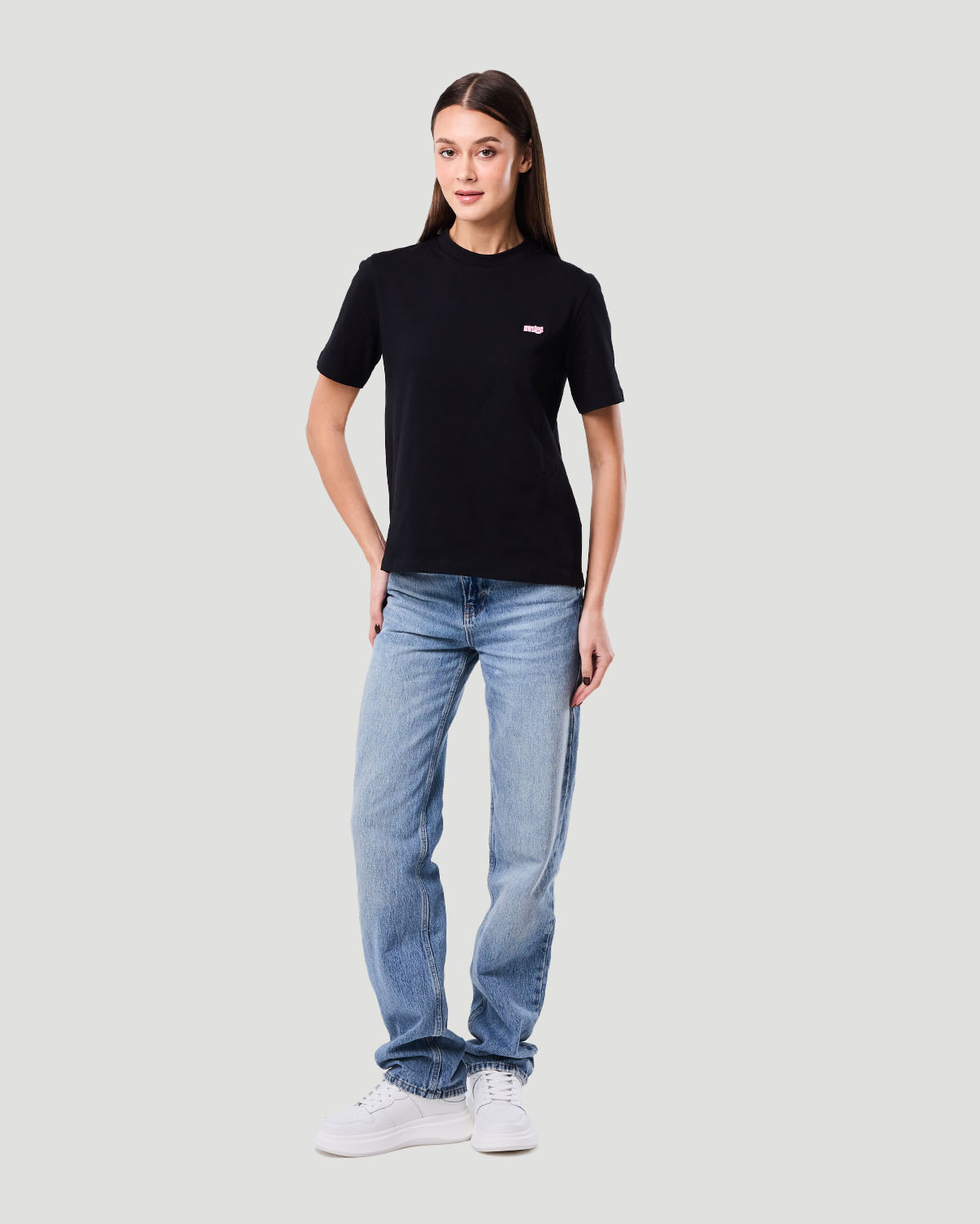 Women's Basic T-shirt - Jet Black image number 1
