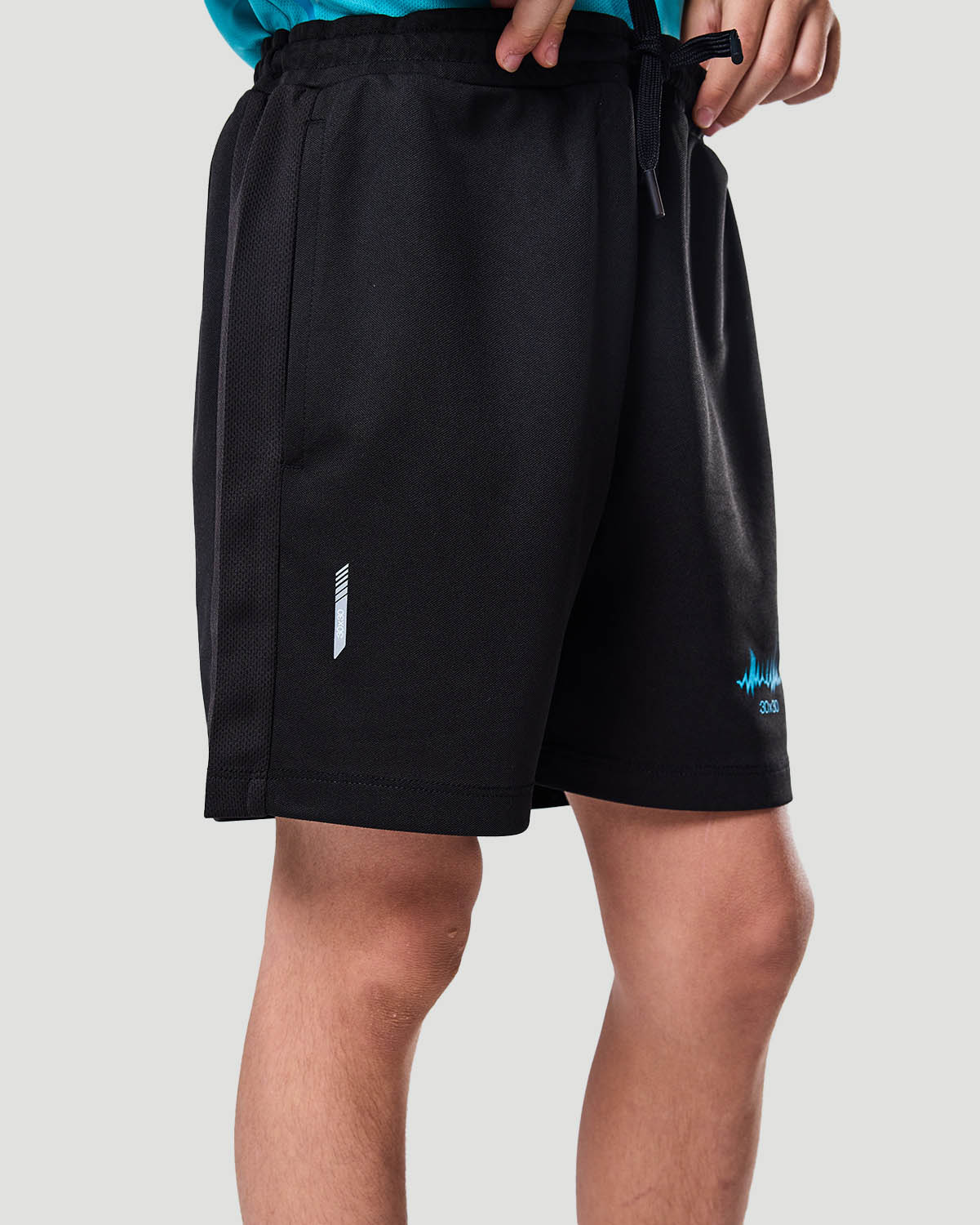 Boys Active Shorts - Jet Black image number 3