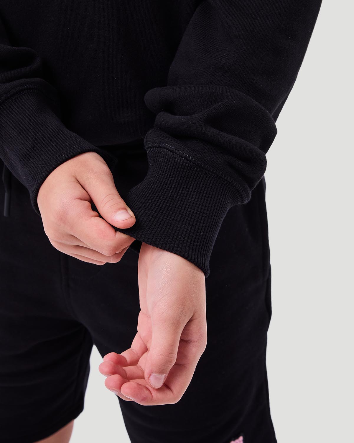 Girl's Sweatshirt - Jet Black image number 5