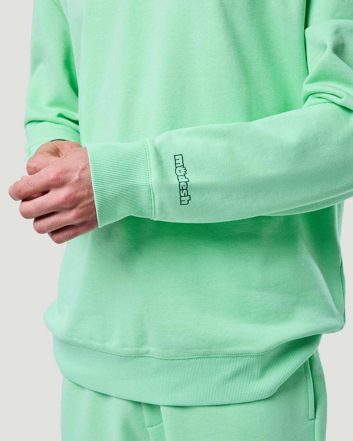 Men's Sweatshirt - Green Ash image number 5