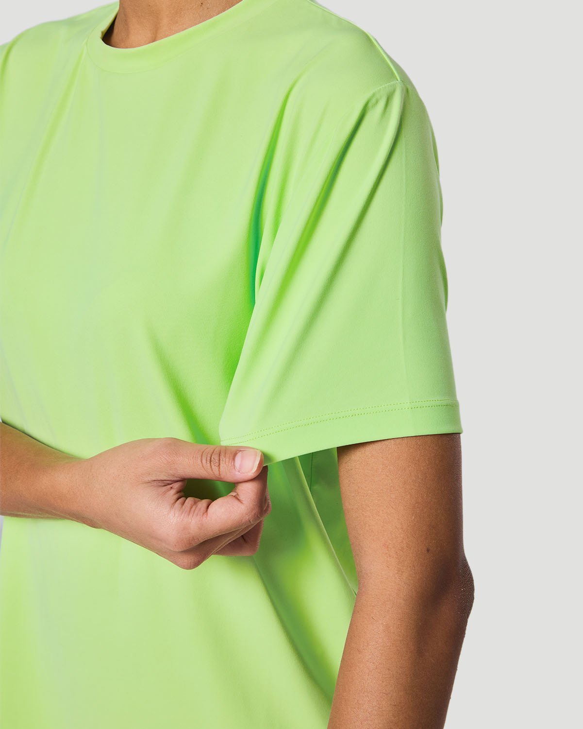 Women's Crew Neck T-Shirt - Paradise Green image number 3