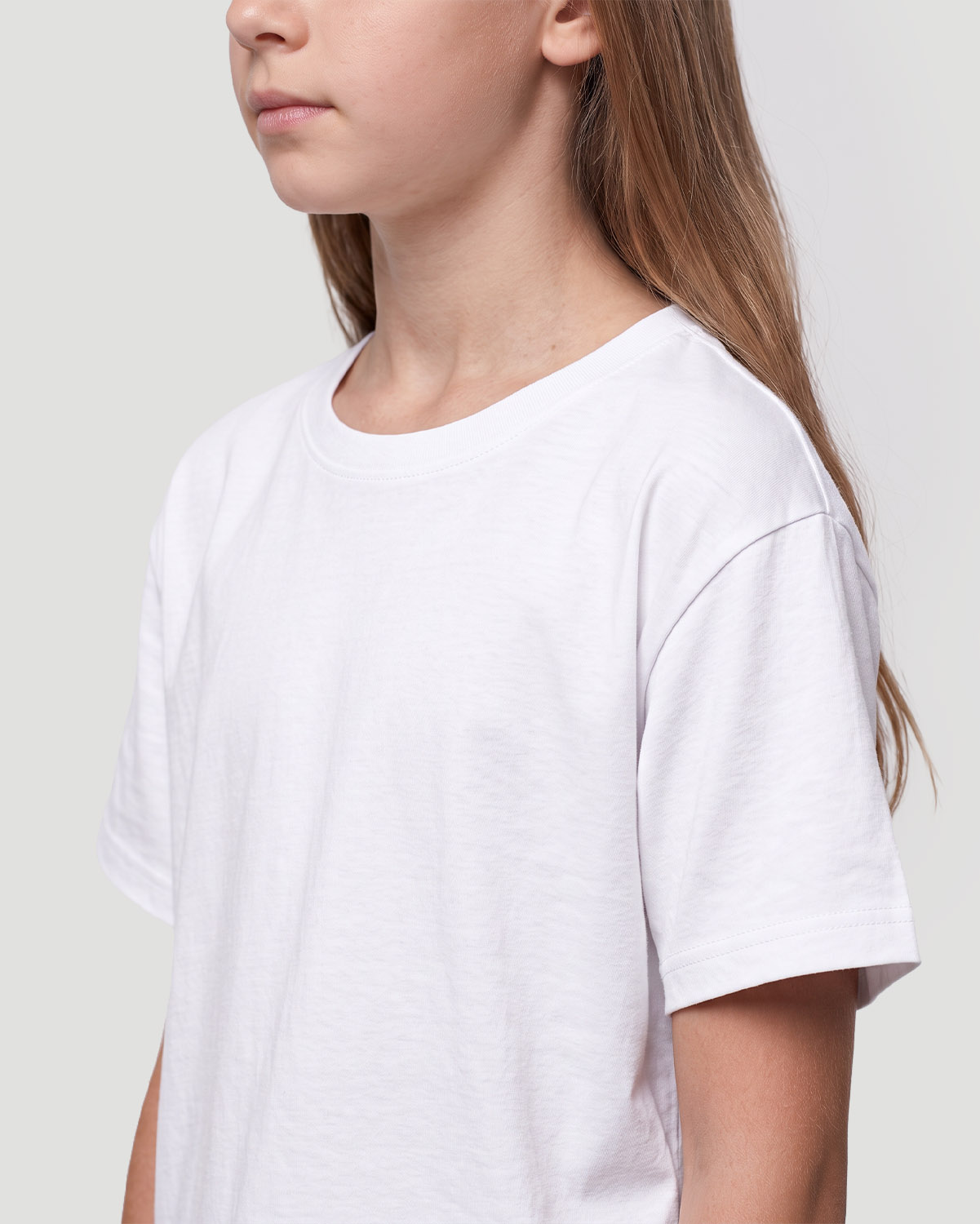 Girls Crew neck T-shirt - White image number 5