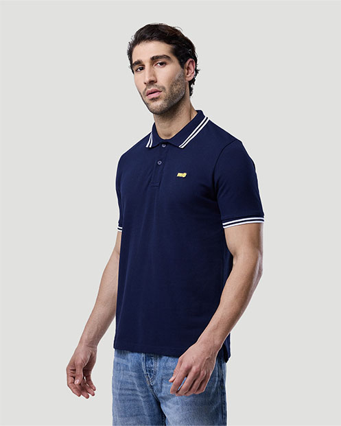 Men's Tipping Polo - Navy