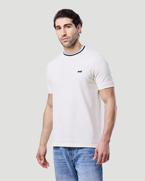 Men's Ringer T-shirt - Off White