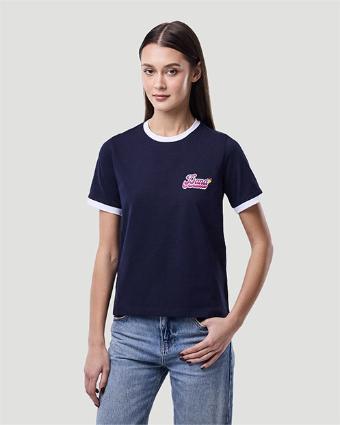 Women’s Ringer T-shirt - Bellwether Blue