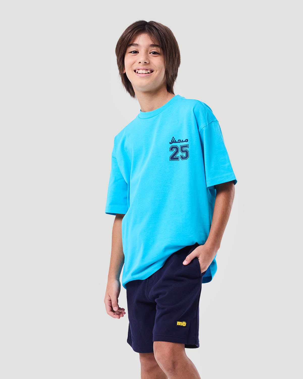 Boy's Graphic T-shirt - Blue Atoll image number 3