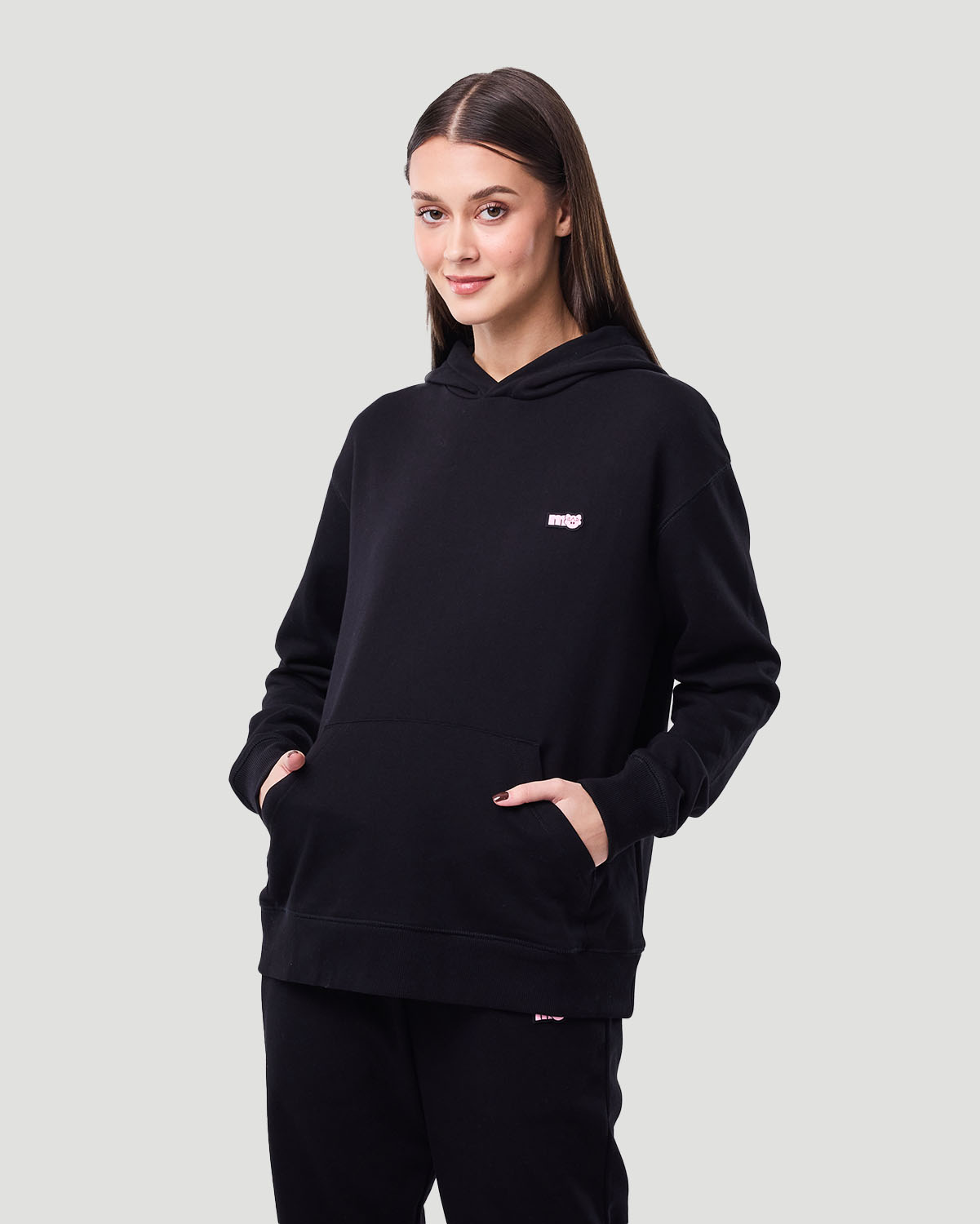 Women’s Hoodie - Jet Black image number 2