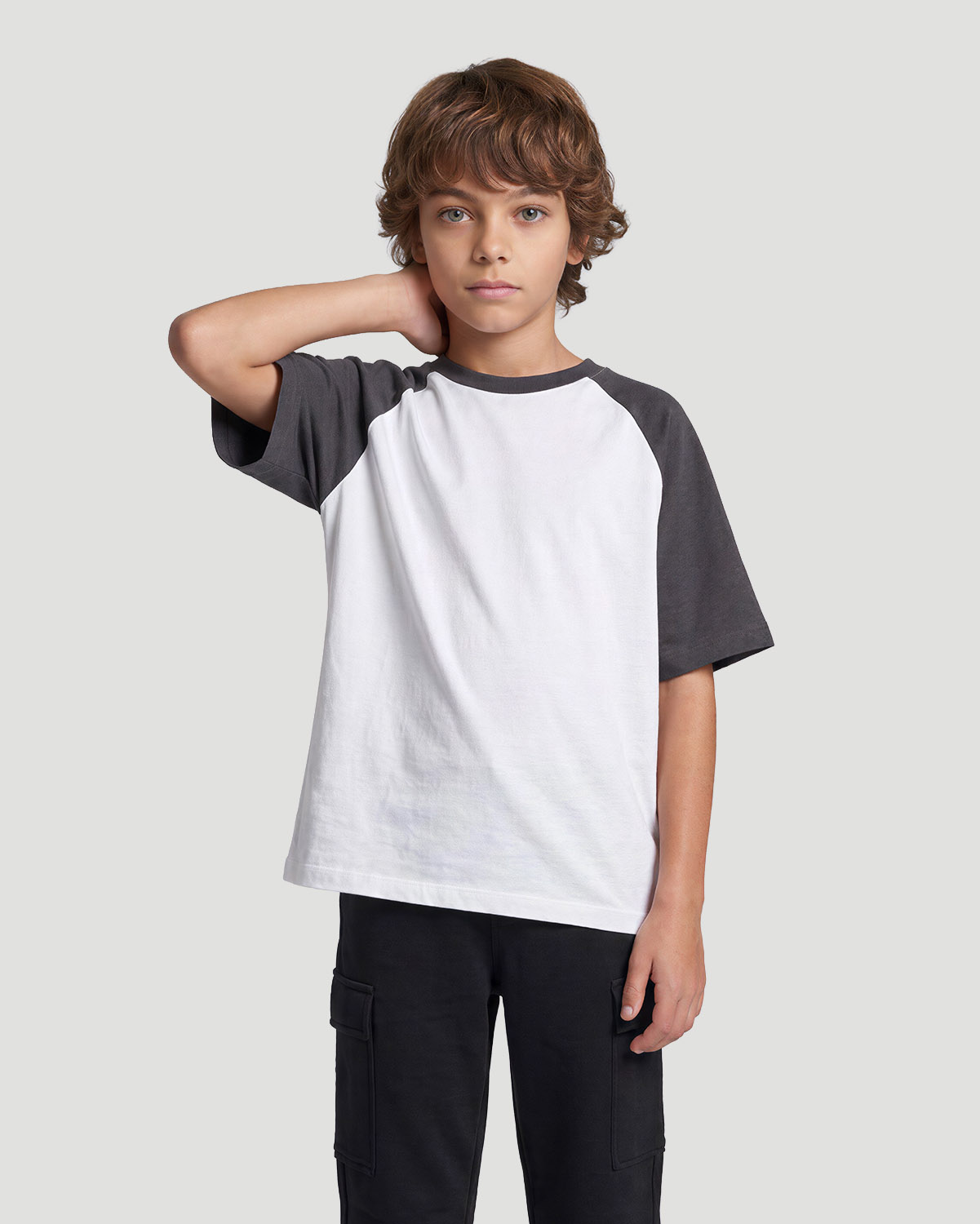 Boys Raglan T-shirt - White image number 1