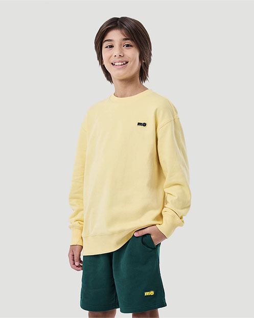 Boy's Sweatshirt - Pale Banana
