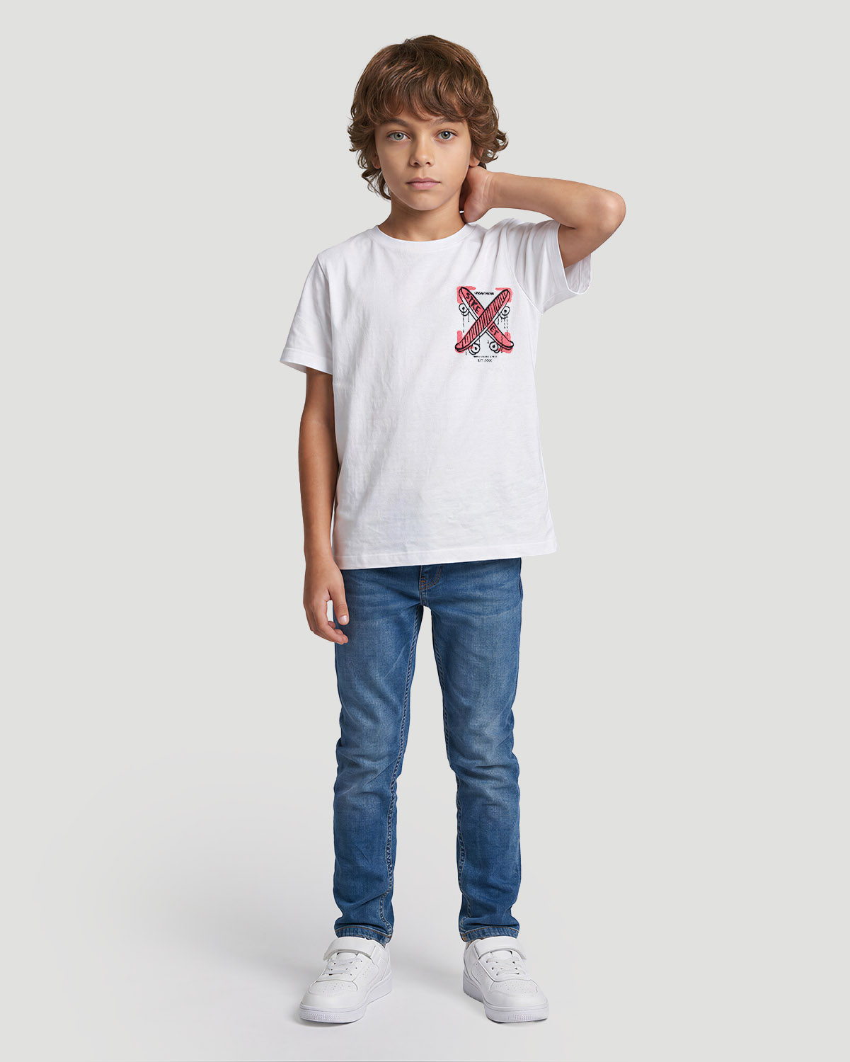 Boys Graphic T-Shirt - Urban Wear - White image number 2