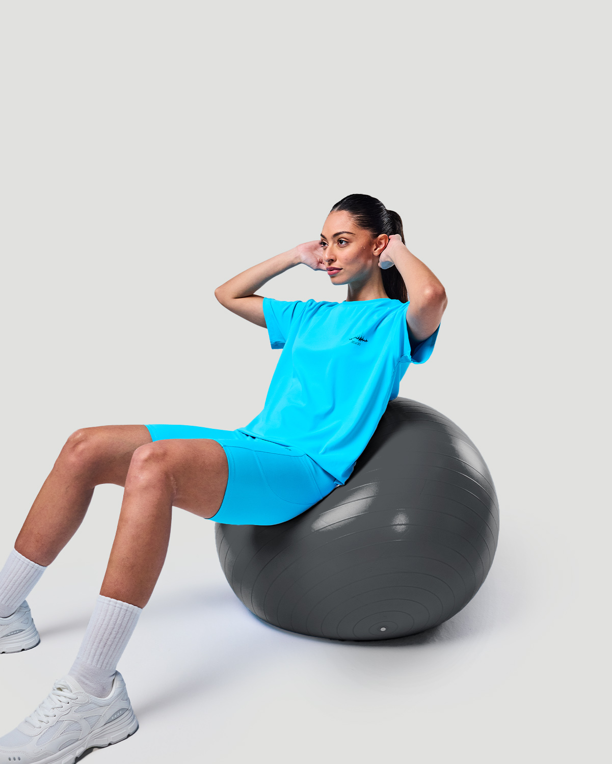 Boxy T-shirt - Blue Atoll image number 0