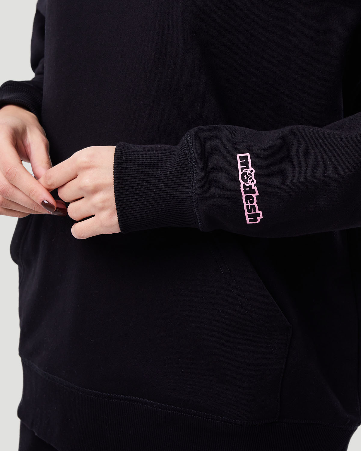 Women’s Hoodie - Jet Black image number 4