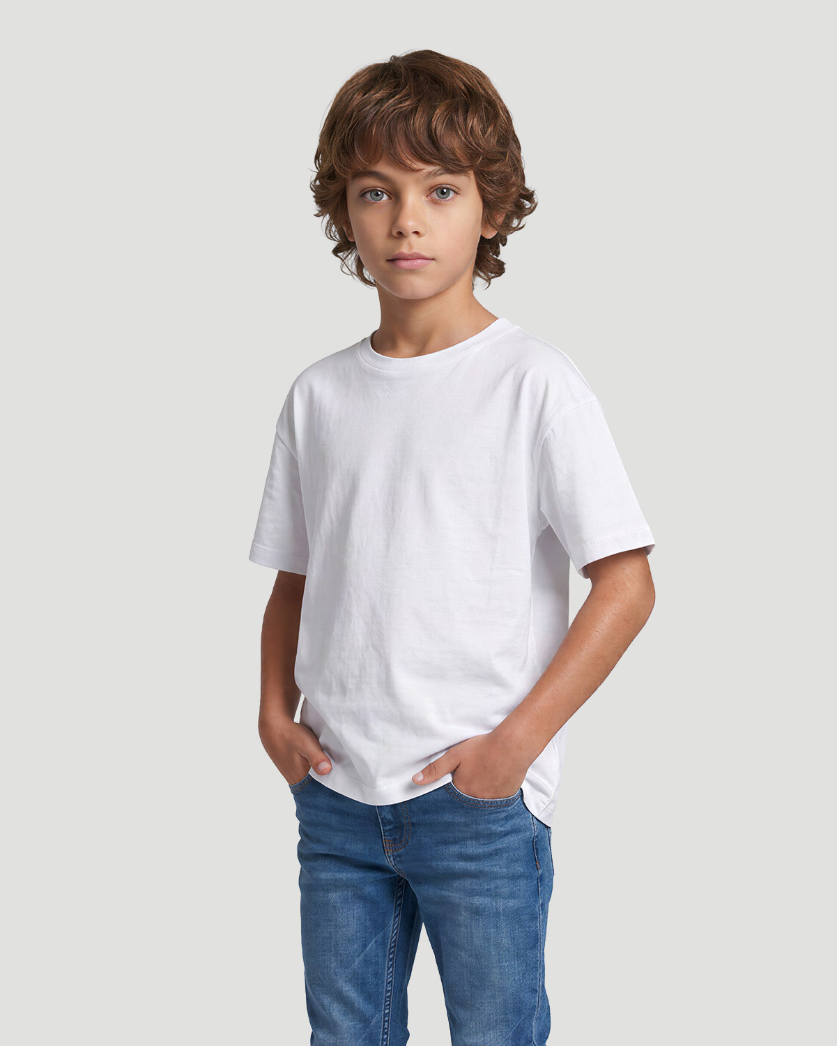 Boys Crew neck T-shirt - White image number 0