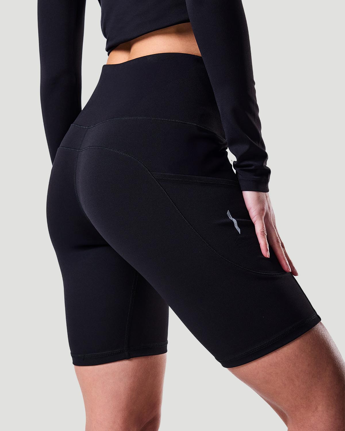Cycling Shorts - Jet Black image number 1