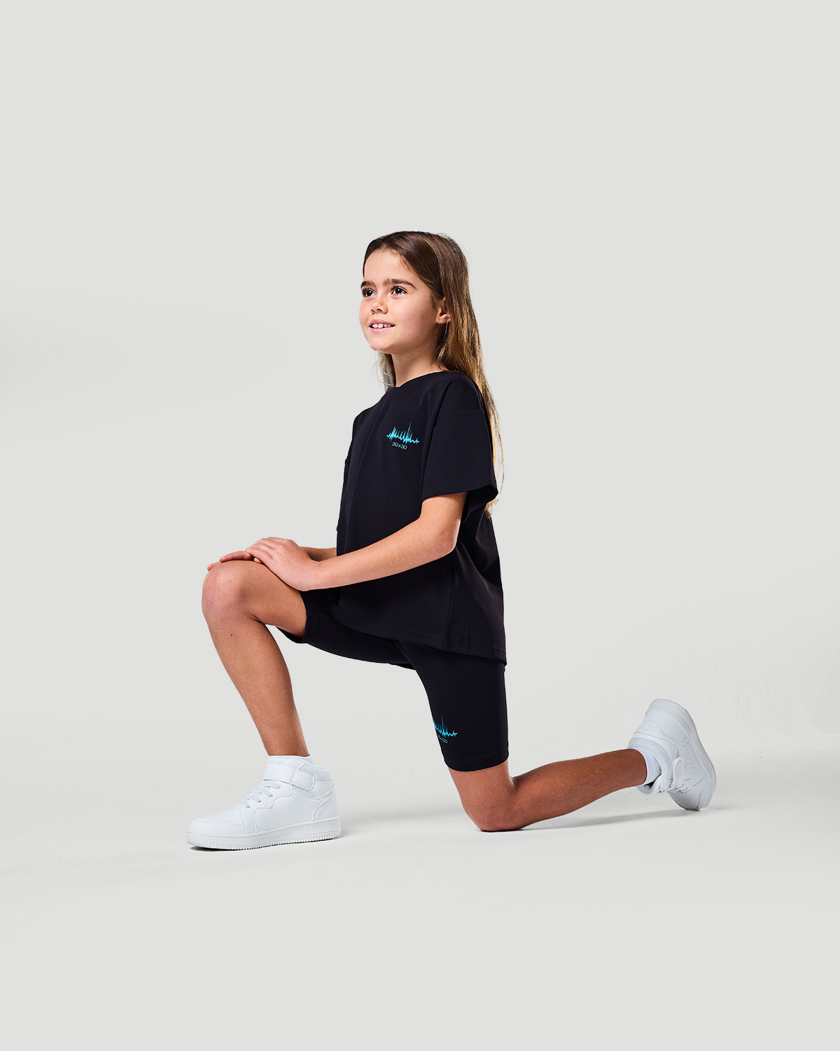 Girls Cycling short - Jet Black image number 2