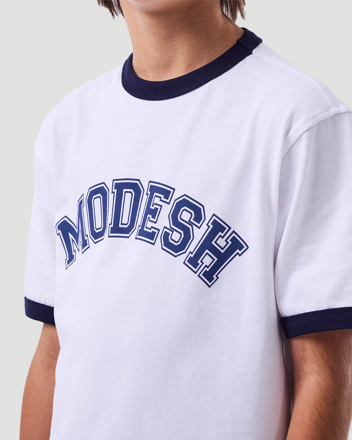 Boy's Ringer T-shirt - White image number 4