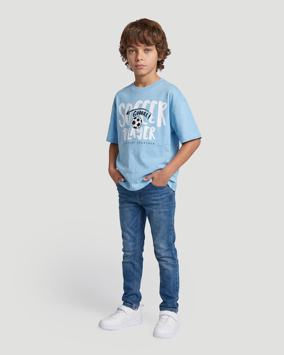 Boys Graphic T-Shirt - Soccer - Angel Falls image number 2