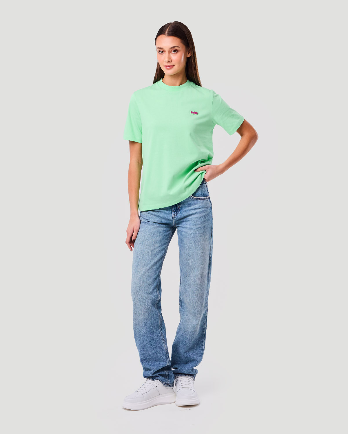 Women's Basic T-shirt - Green Ash image number 0