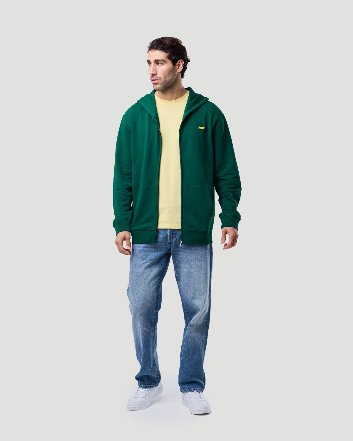 Men's Zip Hoodie - Evergreen image number 0