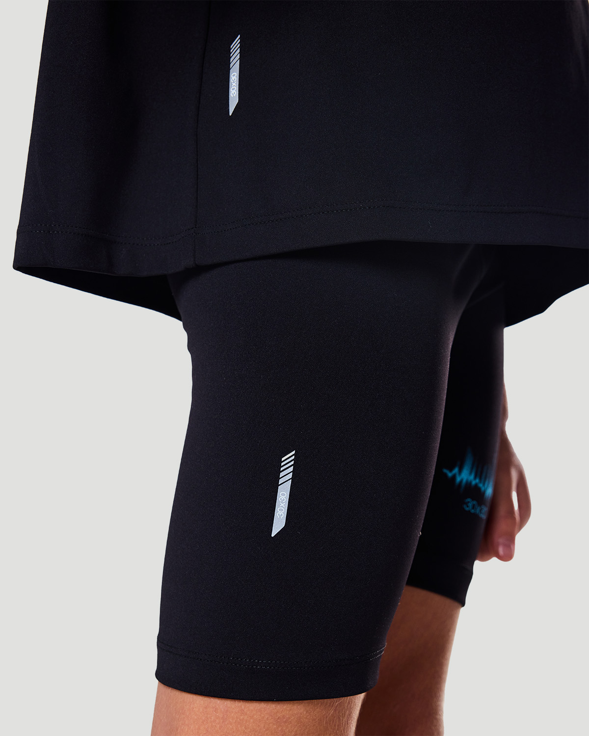 Girls Cycling short - Jet Black image number 1