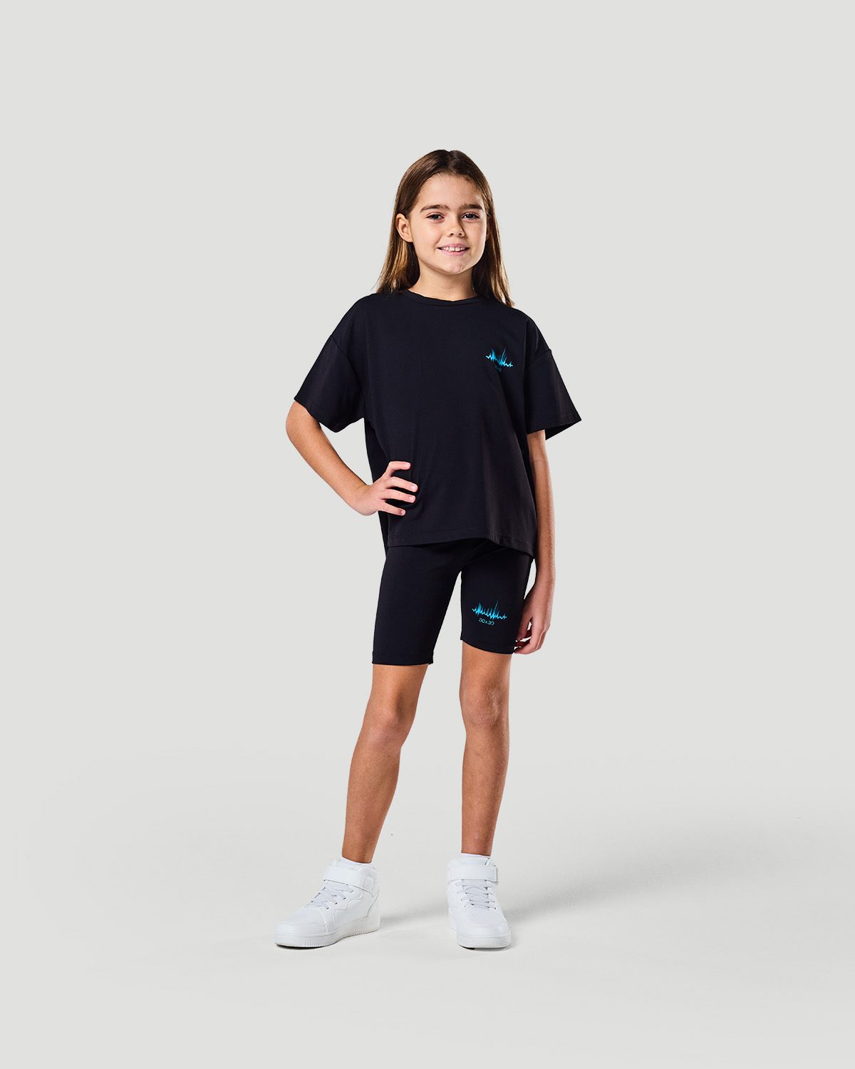 Girls Cycling short - Jet Black