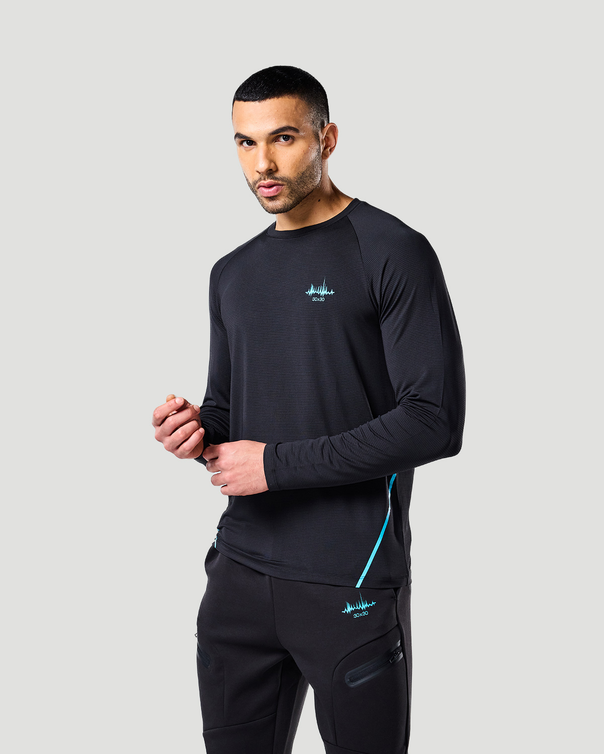 Long Sleeve T-shirt - Jet Black image number 1