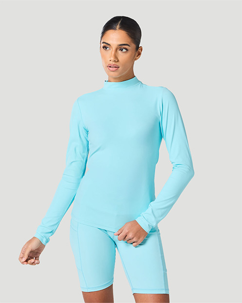 Women's High Neck T-Shirt - Atomizer